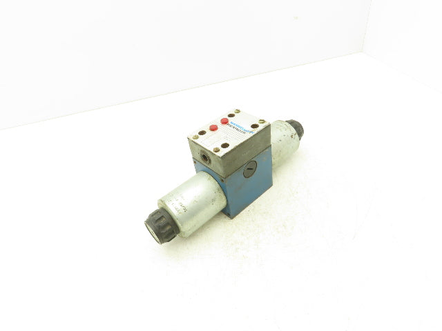 Rexroth 4WE 10 Q32/CG24N9DK24L Hydraulic Directional Solenoid Valve 24VDC