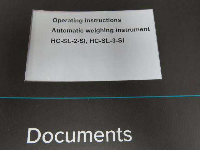 Wipotec OCS HC-SL Checkweigher High Speed Belt Weigh Conveyor w/Control Panel