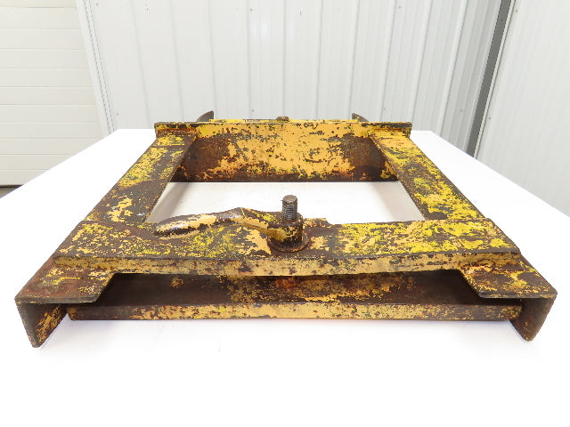 Steel Barrel Drum Grapple Handler Carrier Lifter Yellow Heavy Duty Tip Activated