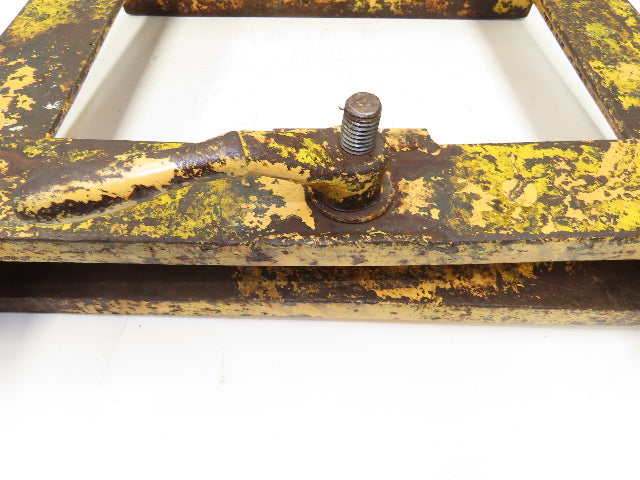 Steel Barrel Drum Grapple Handler Carrier Lifter Yellow Heavy Duty Tip Activated
