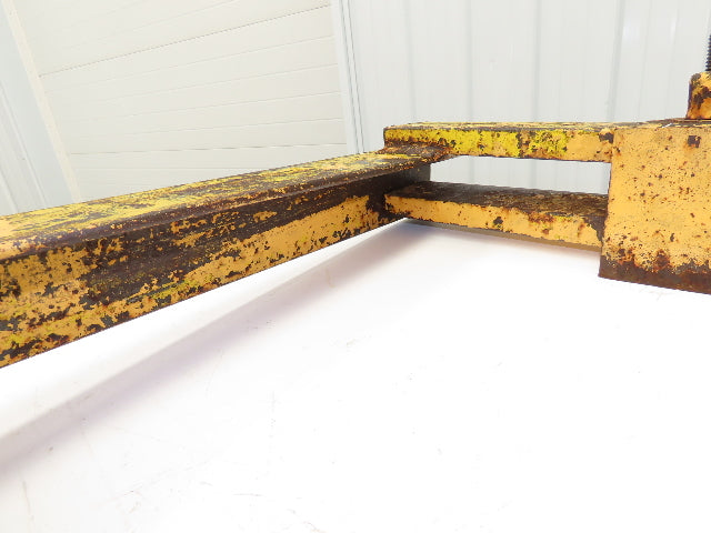 Steel Barrel Drum Grapple Handler Carrier Lifter Yellow Heavy Duty Tip Activated