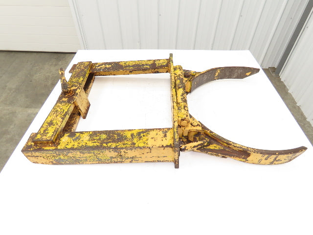 Steel Barrel Drum Grapple Handler Carrier Lifter Yellow Heavy Duty Tip Activated