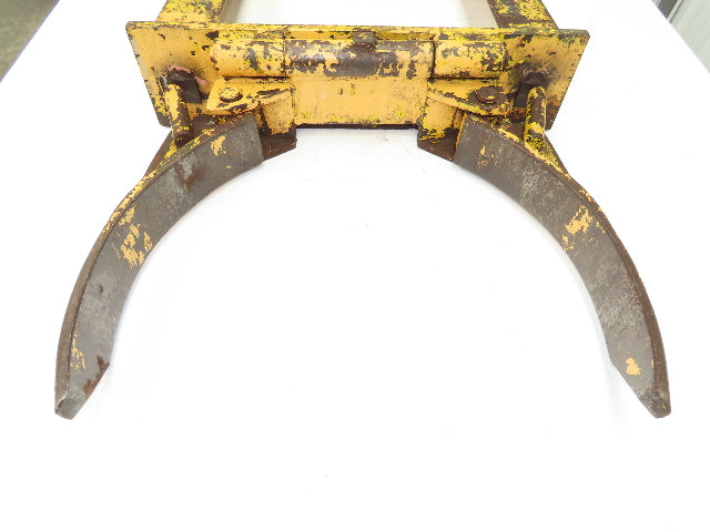 Steel Barrel Drum Grapple Handler Carrier Lifter Yellow Heavy Duty Tip Activated