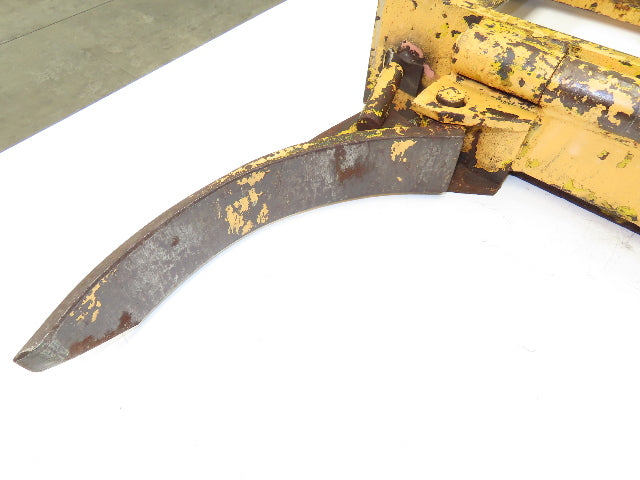 Steel Barrel Drum Grapple Handler Carrier Lifter Yellow Heavy Duty Tip Activated