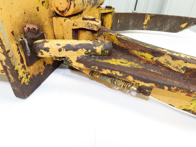 Steel Barrel Drum Grapple Handler Carrier Lifter Yellow Heavy Duty Tip Activated