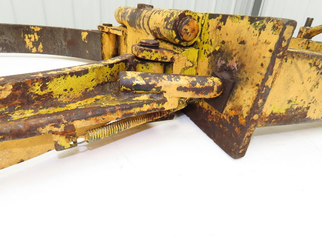 Steel Barrel Drum Grapple Handler Carrier Lifter Yellow Heavy Duty Tip Activated