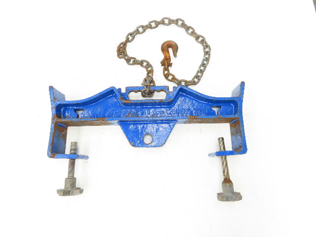 Vestil D-FORK-10-SL Hoisting Rigging Hook Grapple Clamp On Lifter Blue No Hook