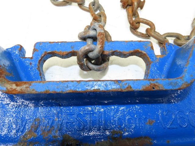 Vestil D-FORK-10-SL Hoisting Rigging Hook Grapple Clamp On Lifter Blue No Hook