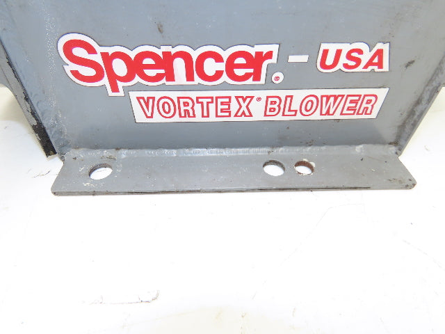 Spencer VB-019B-011 Regenerative Blower 2.5Hp 460V 160CFM 1-1/2" NPT Reversible