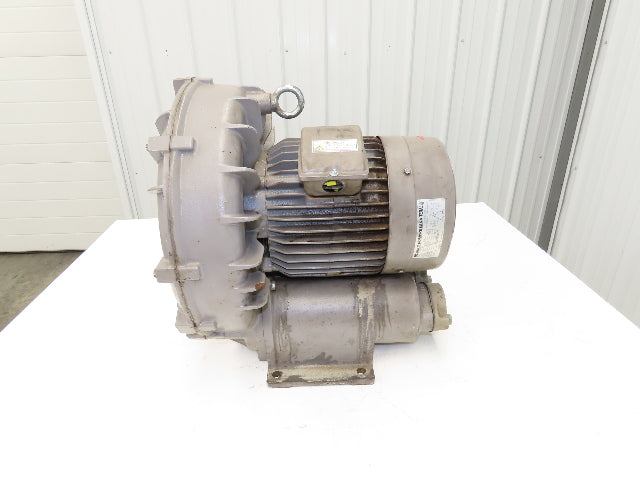 Teral VFC700A-7W Regenerative Blower Ring Compressor 5.0kW 460V 3Ph 254CFM 2"NPT