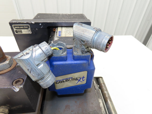 Rapid Air 104CJ Servo Feed Punch Press Metal Feeder 4" Wide Kollmorgen Goldline