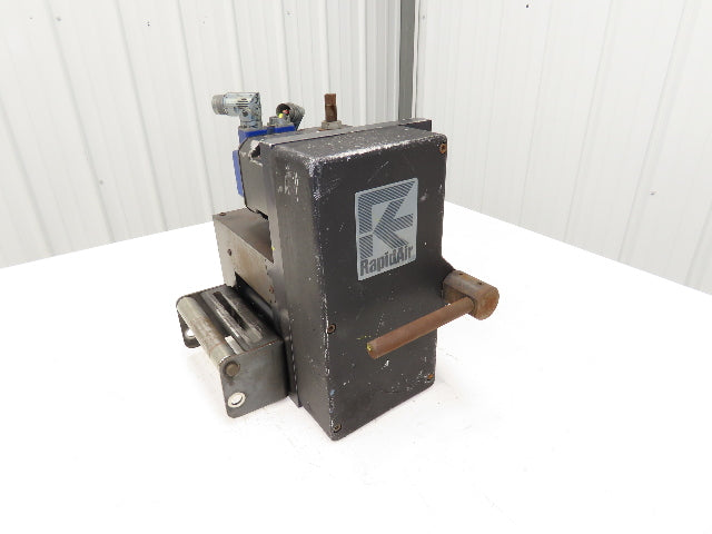 Rapid Air 104CJ Servo Feed Punch Press Metal Feeder 4" Wide Kollmorgen Goldline