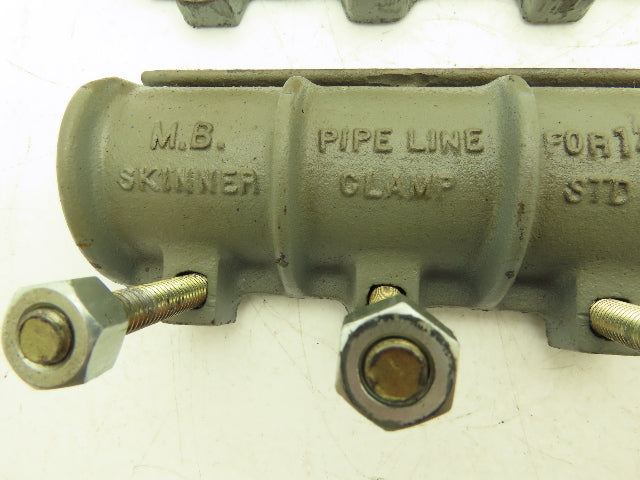 M.B. Skinner 080082 Emergency Pipe Clamp 1-1/4" Standard Pipe 8-1/2" Length