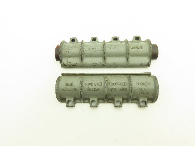 M.B. Skinner 080082 Emergency Pipe Clamp 1-1/4" Standard Pipe 8-1/2" Length