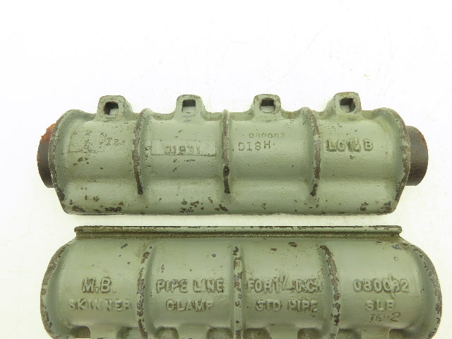 M.B. Skinner 080082 Emergency Pipe Clamp 1-1/4" Standard Pipe 8-1/2" Length