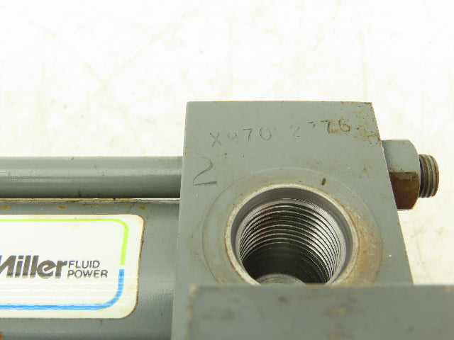 Miller HV72R4N Hydraulic Cylinder 1.5" Bore 1" Stroke 5000psi Lug Foot Mount