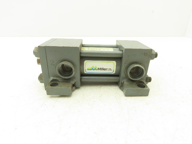 Miller HV72R4N Hydraulic Cylinder 1.5" Bore 1" Stroke 5000psi Lug Foot Mount