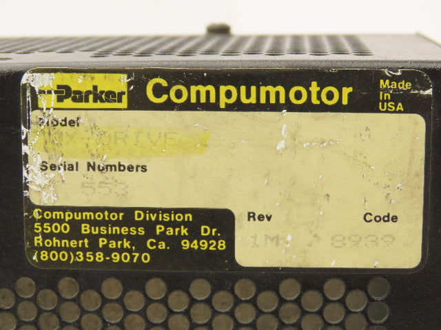 Parker LX Series Compumotor Servo Amplifier Microstep Drive LX-DRIVE Rev 1M