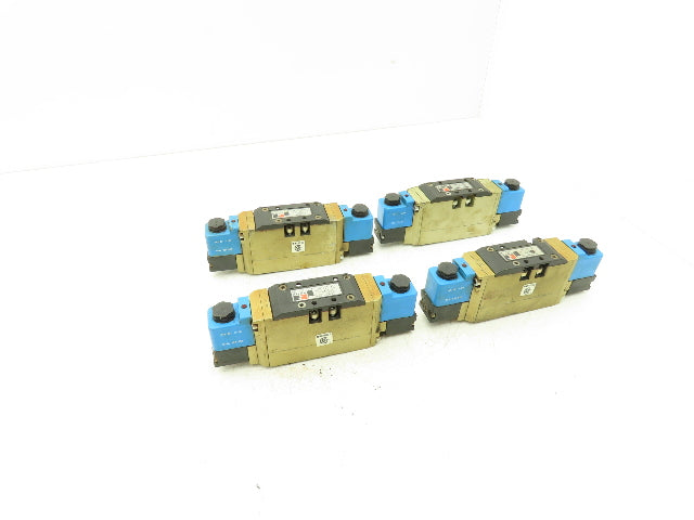 Ross W6576A2407 Pneumatic Double Solenoid Valve 24VDC 5/2-way Lot of 4