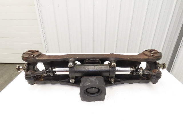 Hyster E50XM-33 Electric Forklift Rear Axle Dual Hydraulic Steering Assembly