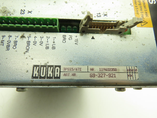 KUKA 3PS15/67I Robot Controller 3PS Servo Drive Pack Robotics Control Module