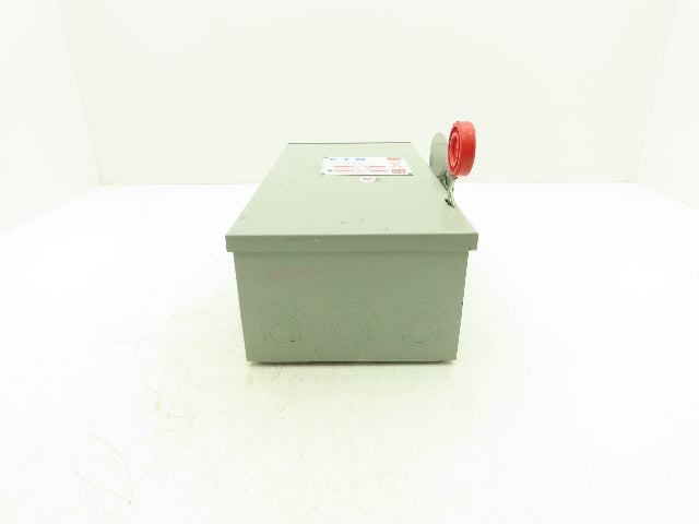 Eaton DH362URK Safety Disconnect Switch 60A 600V Non-Fusible 3 Pole 3R Enclosure