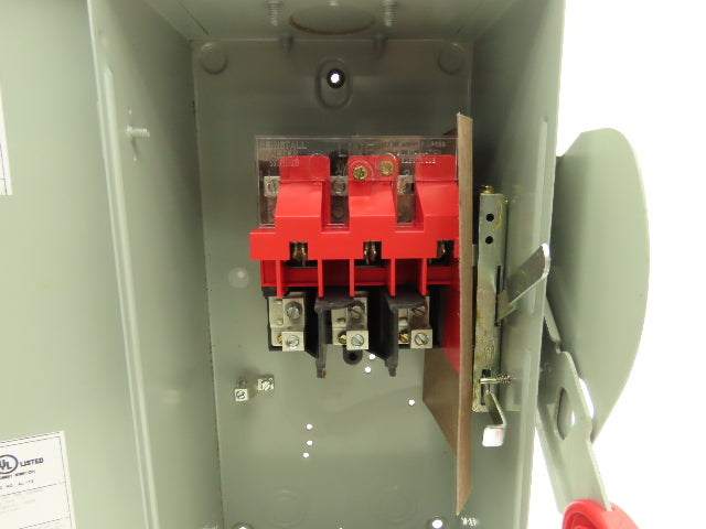 Eaton DH362URK Safety Disconnect Switch 60A 600V Non-Fusible 3 Pole 3R Enclosure