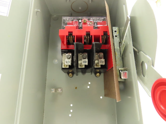Eaton DH362URK Safety Disconnect Switch 60A 600V Non-Fusible 3 Pole 3R Enclosure