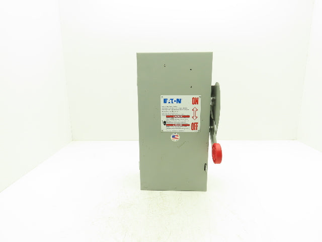 Eaton Cutler Hammer Safety Disconnect Switch 30A 600V 3 Pole Fusible