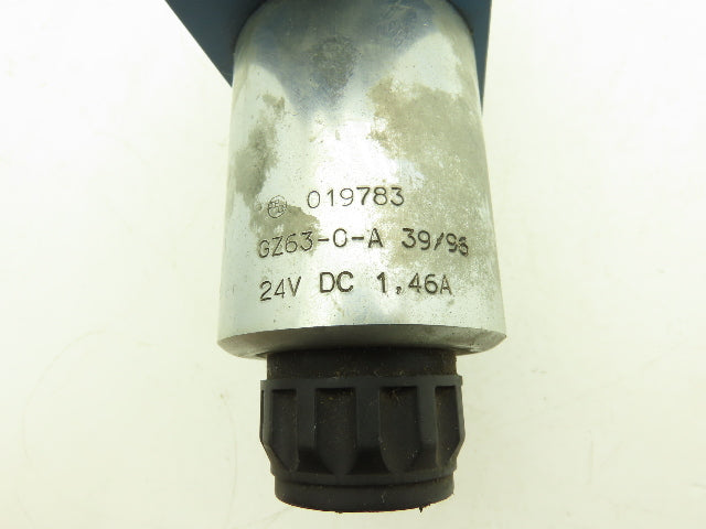 Rexroth 4WE10J31/CG24N9DK24L Hydraulic Directional Dual Solenoid Valve 24V DC