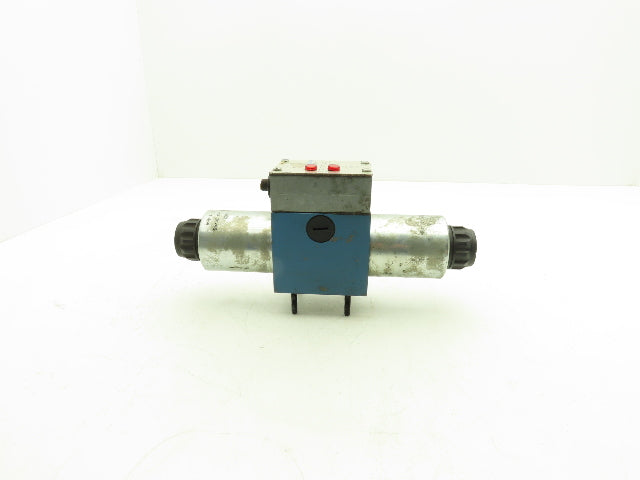 Rexroth 4WE10J31/CG24N9DK24L Hydraulic Directional Dual Solenoid Valve 24V DC