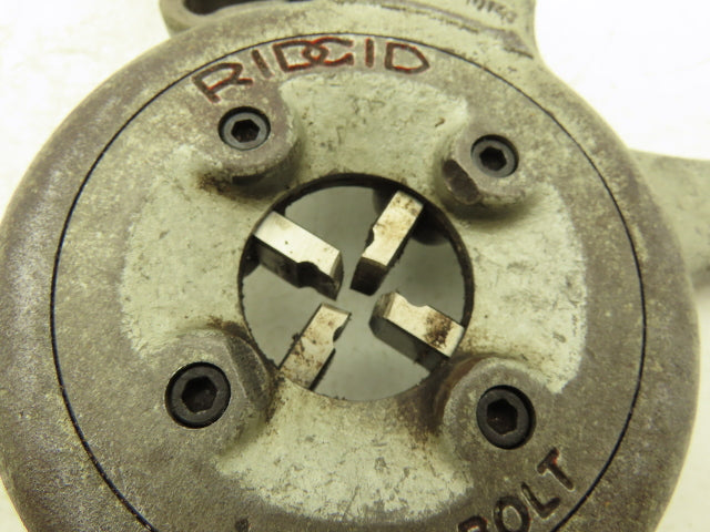 Ridgid 500B Bolt Die Head 1/4-1" with 1/2-13 NC Dies Lock Handle Missing