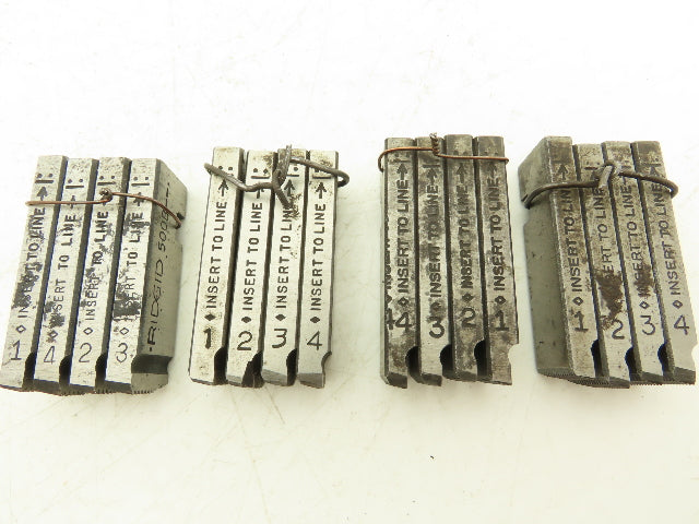 Ridgid 500B Bolt Dies 5/16"-24 3/8"-24 5/8"-18 3/4"-16 Mixed Lot Of 4