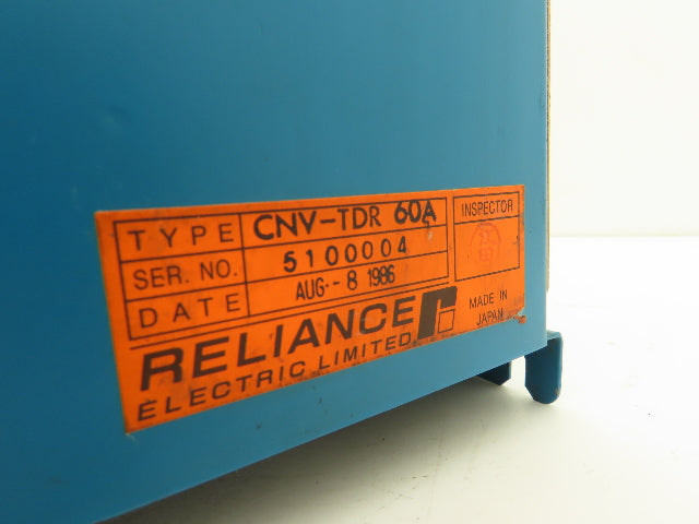 Reliance Electric DDS-TLII AC Servo Drive 60A 11kW