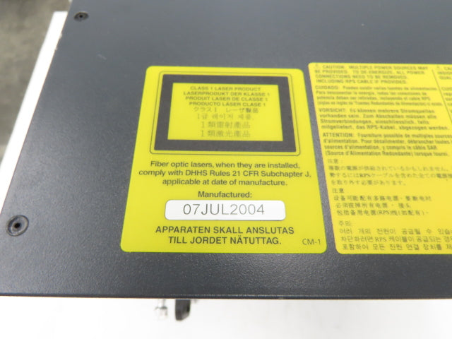 WS-C4500 PLC Slot Rack Card Holder Chassis & Fans Only Catalyst 4507R 4500