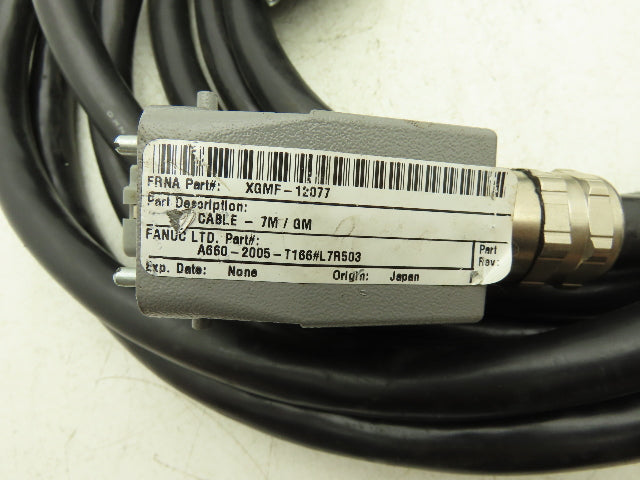 Fanuc A660-2005-T166 Robot Control Cable 7.5m Wire S-430iw Han-DD 42F Plug
