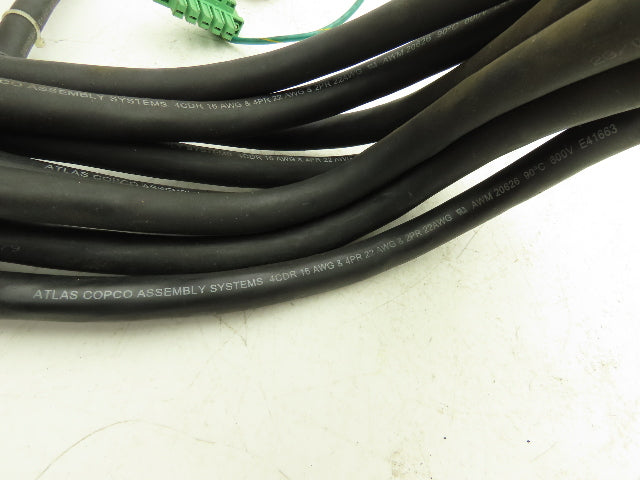 Atlas Copco 4231506018 Nutrunner Torque Transducer Cable 4CDR 16AWG 50'