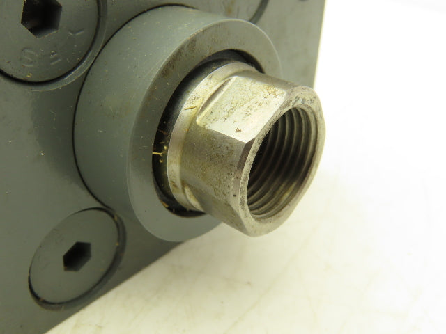 Miller Fluid Power HV61R4N Hydraulic Cylinder 1.5" Bore 3/4" Stroke 1300 PSI
