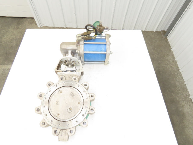Jamesbury 815L-11 3600MT 8" Butterfly Valve Pneumatic Air Actuator No Positioner