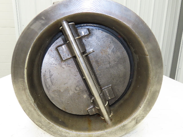 Crane G15 CMF Duo Chek II Stainless 10" Wafer Check Valve 275 PSI Class 150