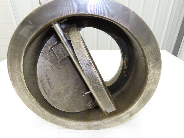 Crane G15 CMF Duo Chek II Stainless 10" Wafer Check Valve 275 PSI Class 150