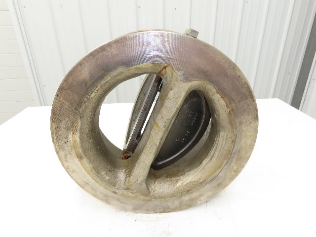 Crane G15 CMF Duo Chek II Stainless 10" Wafer Check Valve 275 PSI Class 150