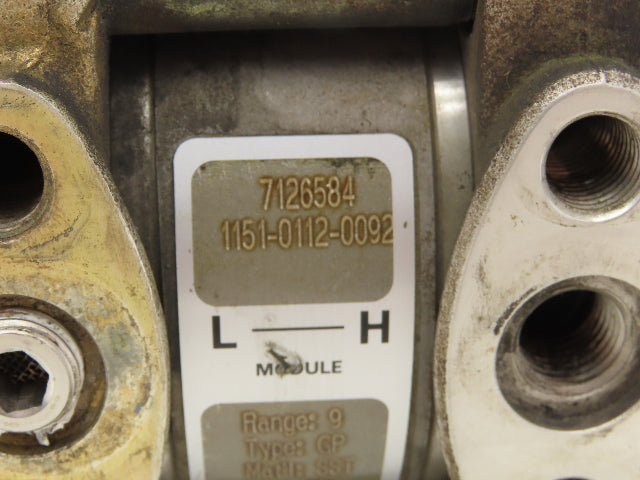 Rosemount 1151GP9E22B1 Differential Pressure Transmitter 45VDC WP 0-3000 PSI