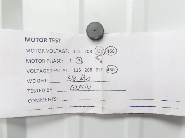 Becker VT Series Rotary Vane Oil-less Vacuum Pump Air Cooled 460V 3PH Tested