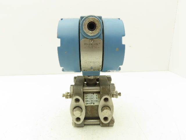 Rosemount 1151DP3J22D1L4 Differential Pressure Transmitter 45VDC WP 0-2000 PSI