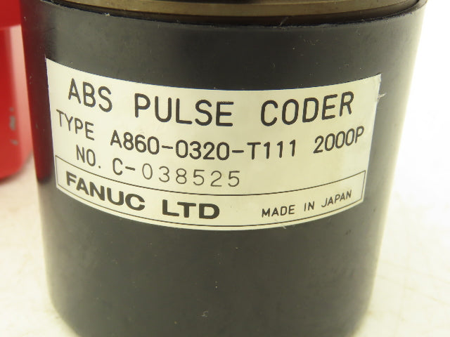 Fanuc A860-0320-T111 ABS Pulse Coder Rotary Encoder 2000P With Back Cover