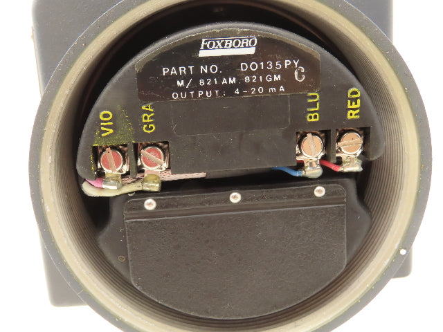 Foxboro 821GM-IK1SM2-A Electronic Pressure Transmitter 12.5-65V 1/2" NPT 150psi