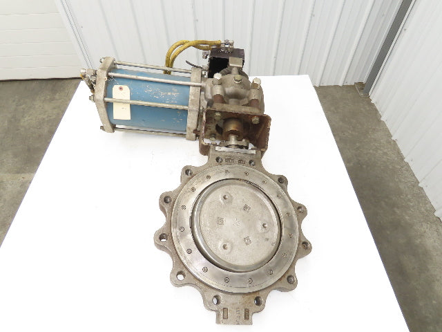 Jamesbury 12-815L-11-3600TT 12" Stainless Butterfly Valve /Actuator & Positioner