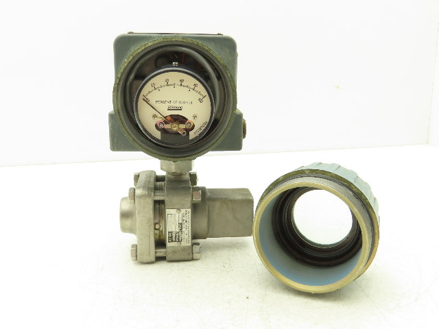 Foxboro 821GM-IS1NM1 Electronic Pressure Transmitter 12.5-65VDC 1/8" NPT 150psi