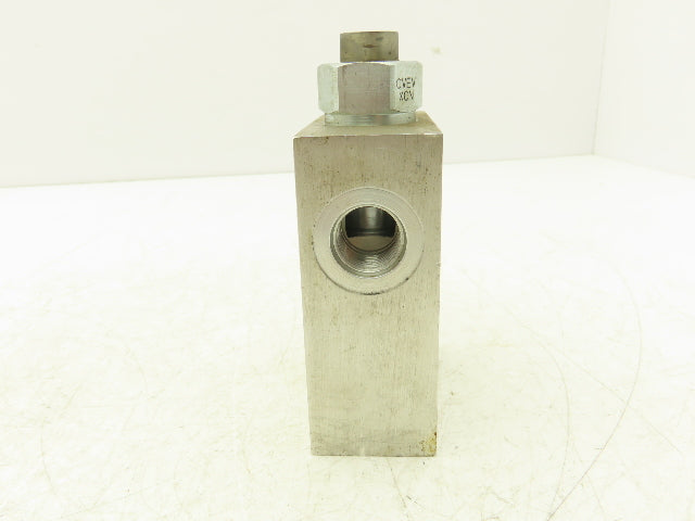 Sun Hydraulics NAJ01Y7-A2 Valve Body W CVEVXCN Pilot Check Valve Cartridge